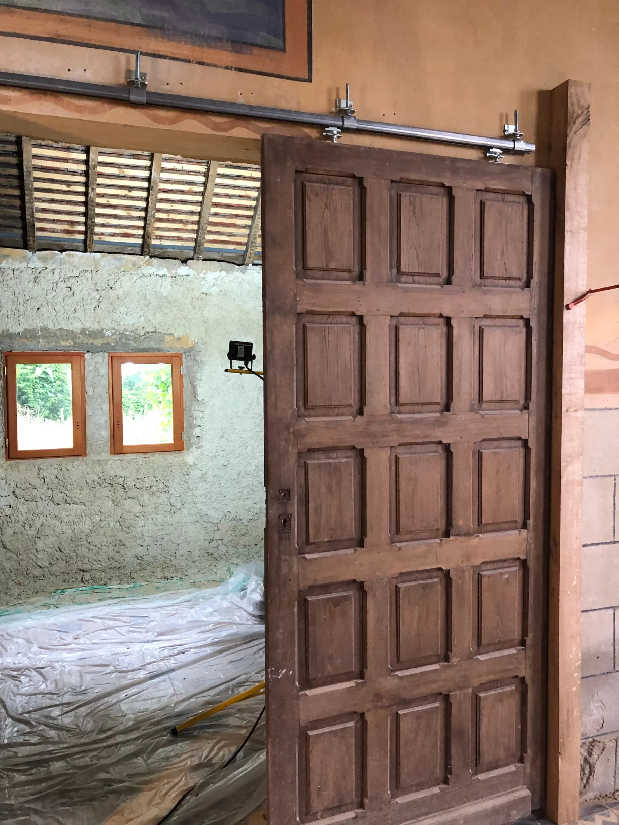 Puertas correderas de las sacristías