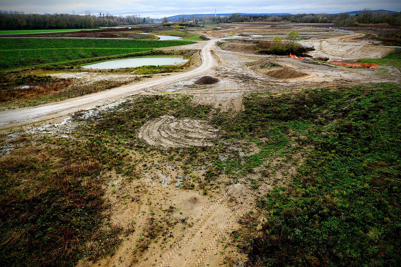 Los movimientos de tierras del canal Seine-Nord Europe, cerca de Ribécourt (Oise)