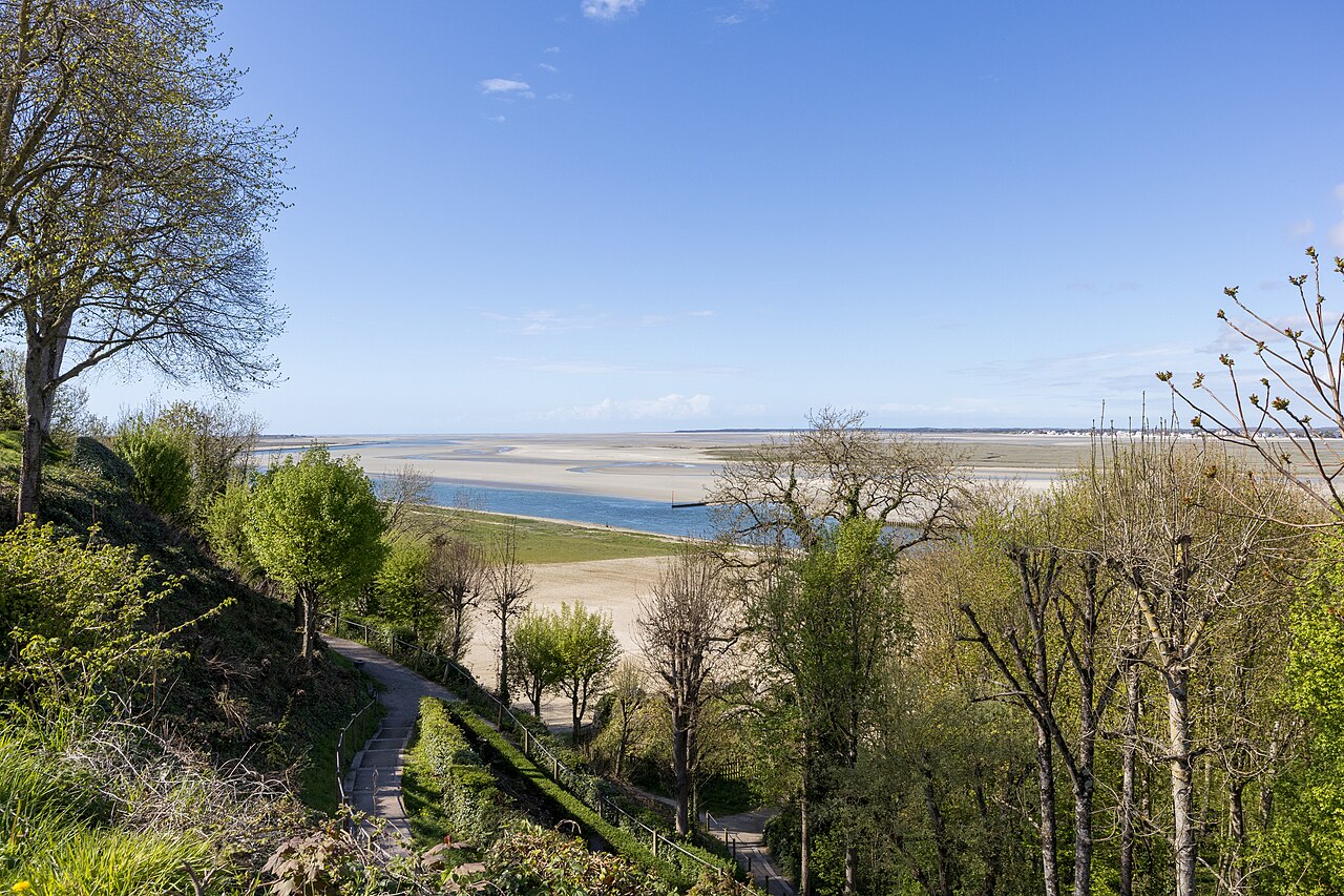La bahía del Somme vista desde Saint-Valery